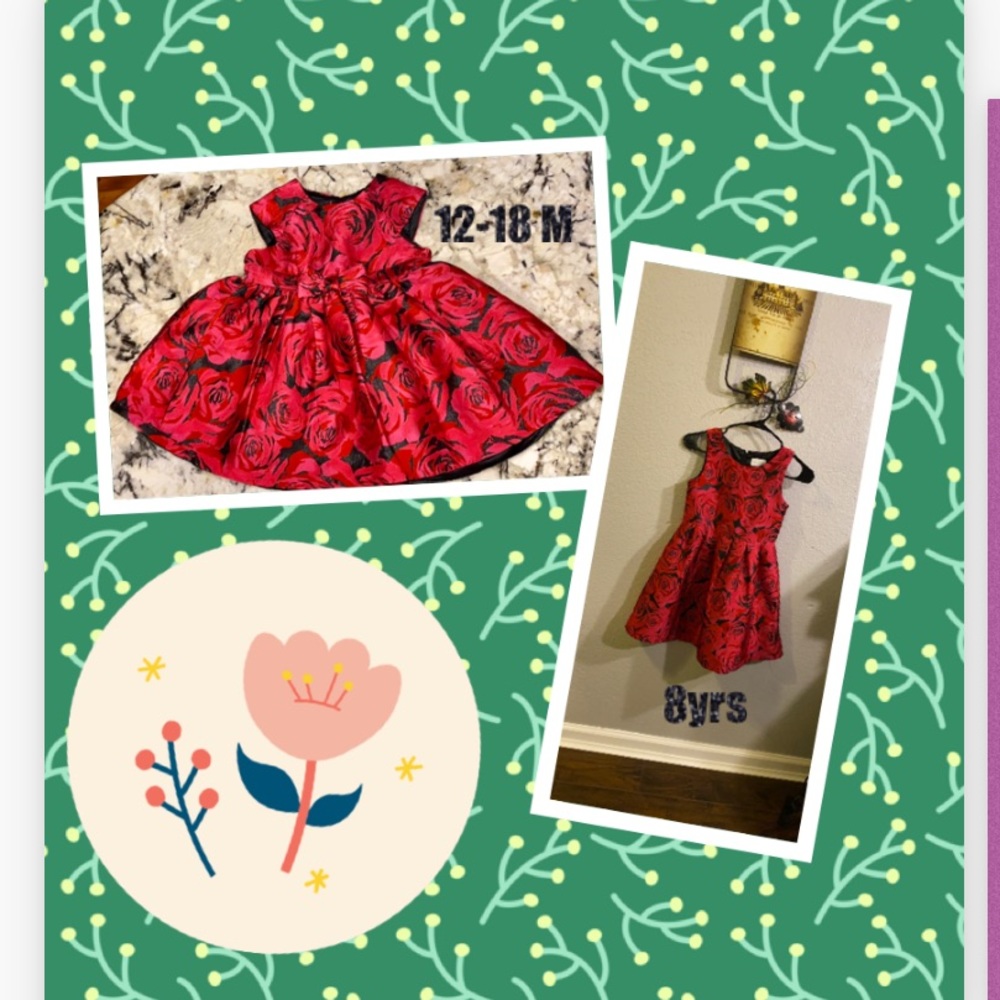 🧶 TheChildren'splace little& big sister dresses